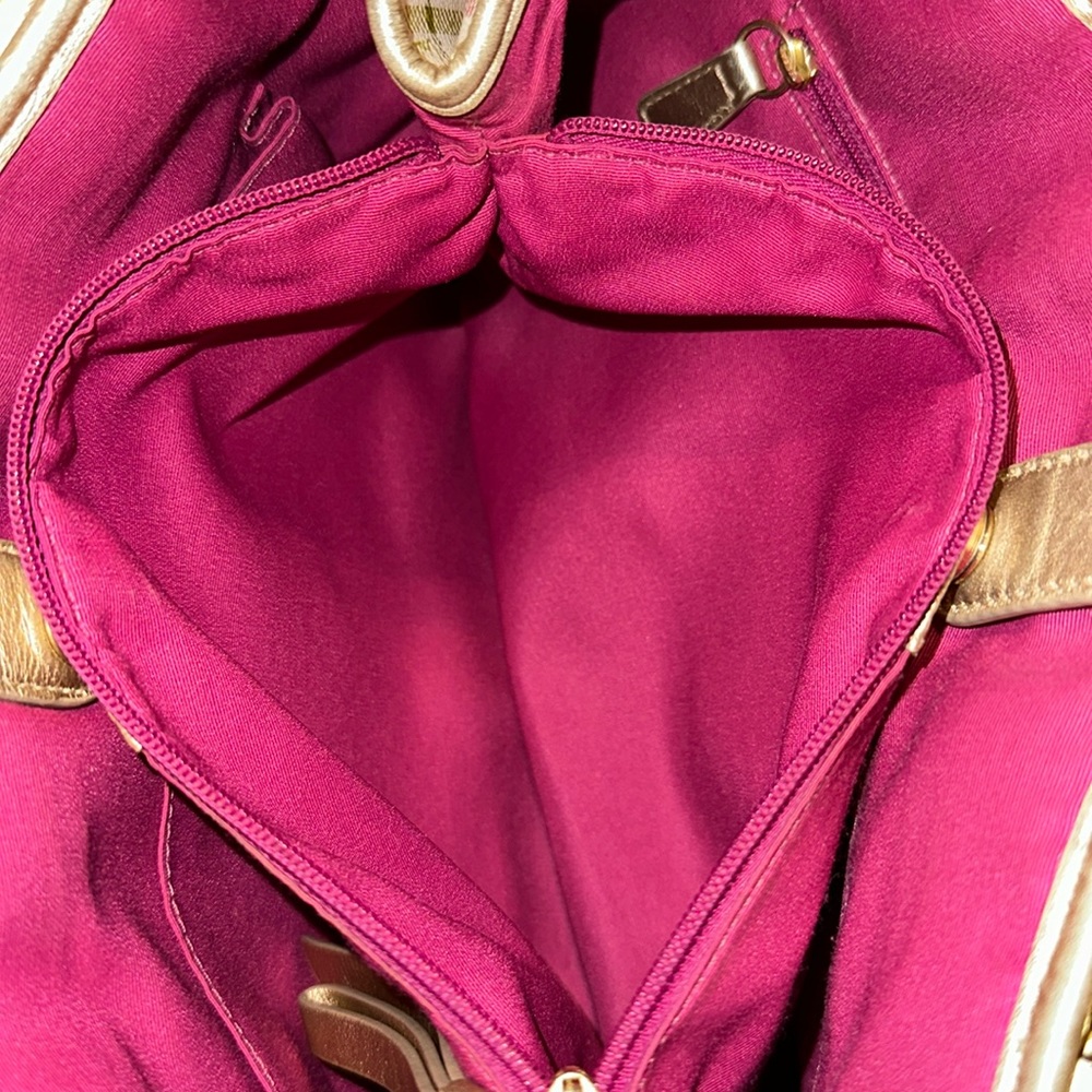 Coach Peyton Tattersall Tote Handbag - Picture 11 of 11
